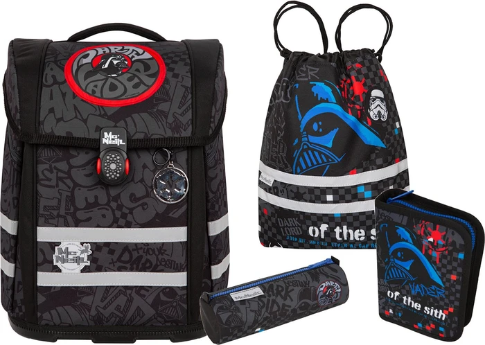 McNeill Perfecto Star Wars Darth Vader Schultaschen-Set, 5-tlg.