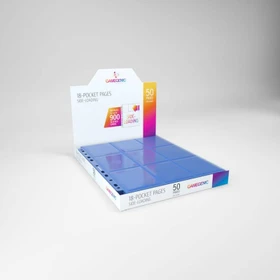 Gamegenic 18-Pocket Pages Side-Loading blau, 50 Stück