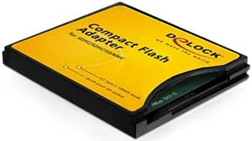 DeLOCK Adapter CompactFlash Typ II > SD Card, Single-Slot-Cardreader