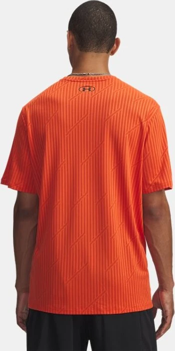 Under Armour Tech Vent Jacquard Funktionsshirt kurzarm orange base/black (Herren)