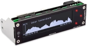 Aqua Computer aquaero 6 XT, 5.25" Pumpen- und Lüftersteuerung, 4-Kanal, schwarz/rot