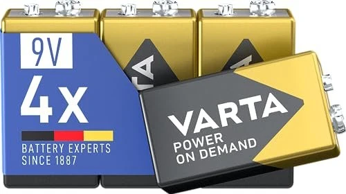 Varta Power on Demand 9V-Block, 4er-Pack