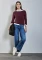 Street One Noreen Strickpullover dark cherry red (Damen) Vorschaubild
