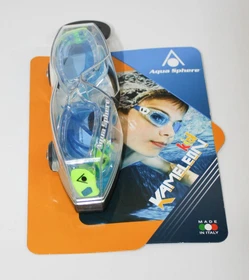 Aqua Sphere Kameleon Kid Blue Schwimmbrille grün/blau/weiß (Junior)