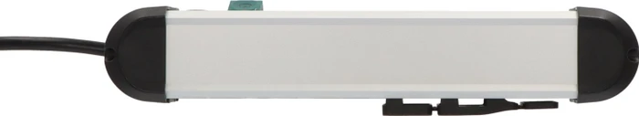 Brennenstuhl Premium-Alu-Line, 4-fach, 1.8m, silber/schwarz