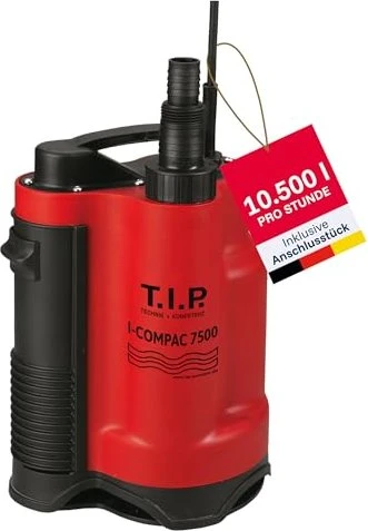 T.I.P. I-Compac 7500 Elektro-Schmutzwassertauchpumpe
