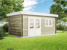 Alpholz Gartenhaus Spree-28 520x320cm natur