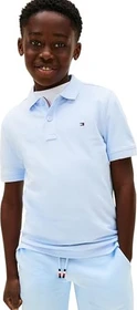 Tommy Hilfiger Essential Regular Fit mit Flag-Stickerei Poloshirt kurzarm sweet blue (Junior)