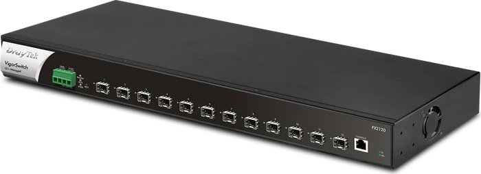 DrayTek VigorSwitch FX Series Rackmount 10G Managed Switch, 12x SFP+
