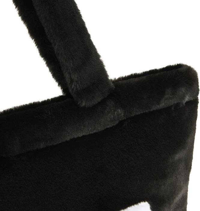 Puma UP Faux Fur Teenager Shopper puma black