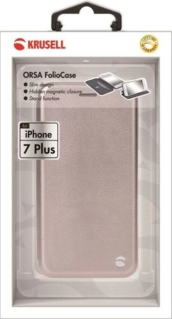 Krusell Orsa FolioCase für Apple iPhone 7 Plus silber