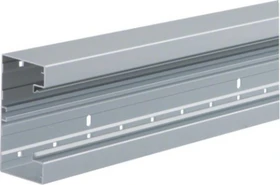 Hager Brüstungskanal-Unterteil frontrast BRA 68x130mm, OT 80mm, aus Alu natureloxiert