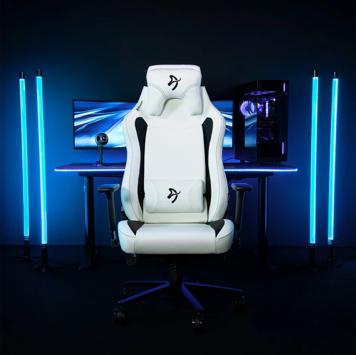 Arozzi Vernazza XL SoftPU Gamingstuhl, white