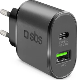 SBS Mobile 25W Power Delivery Charger schwarz