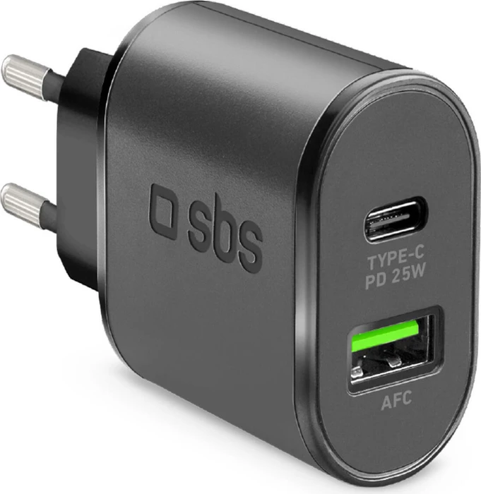 SBS Mobile 25W Power Delivery Charger schwarz
