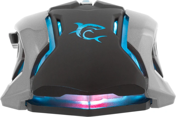 White Shark Caesar Gaming Mouse schwarz, USB
