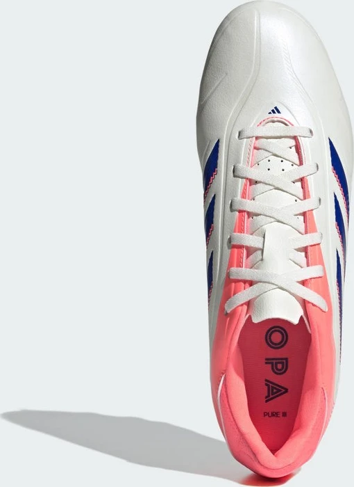 adidas Copa Pure III Club FG/MG off white/lucid blue/signal coral