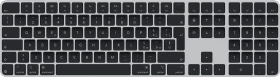 Apple Magic Keyboard mit Touch ID und Ziffernblock für Mac mit Apple Chip (USB-C), schwarz/silber, USB/Bluetooth, IT (MXK83T/A)