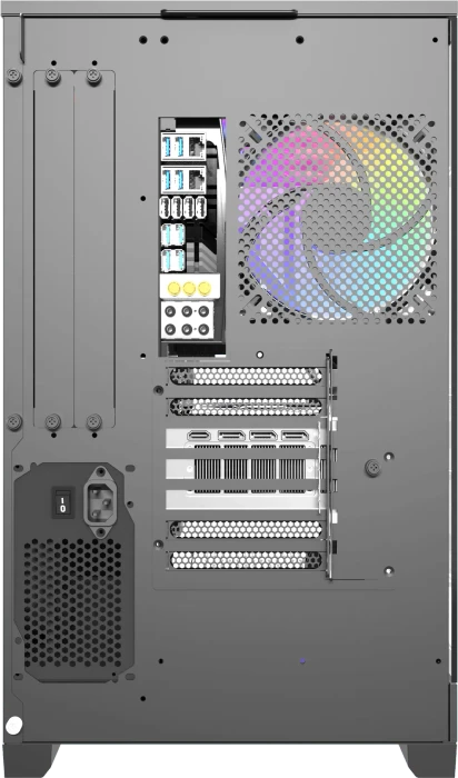DarkFlash DQX90 Black, Glasfenster
