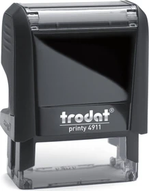 trodat printy 4911 4.0 Textstempel mit individueller Textplatte, 38x14mm, schwarz