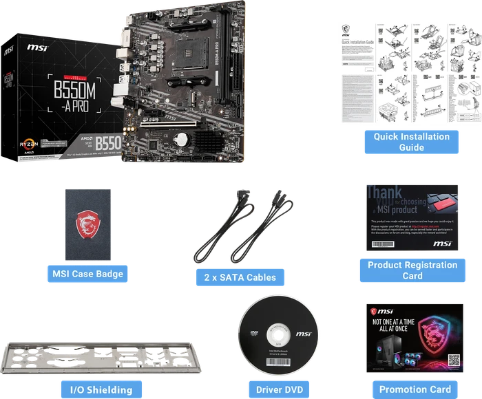 MSI B550M-A Pro (AMD AM4)