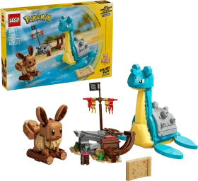 LEGO Pokémon SMART Play - Evoli und Lapras auf Schatzsuche