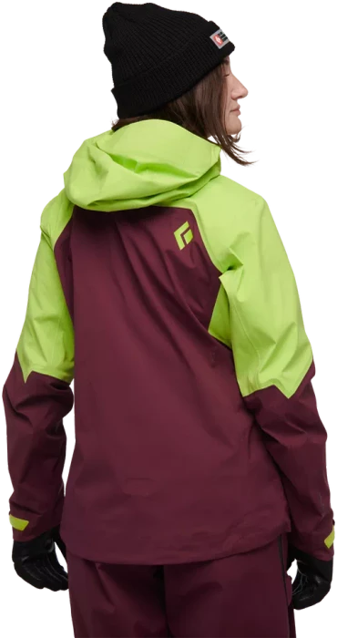 Black Diamond Recon LT Shell Skijacke aloe/blackberry (Damen)