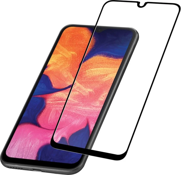 Cellularline Second Glass Capsule für Samsung Galaxy A20e schwarz