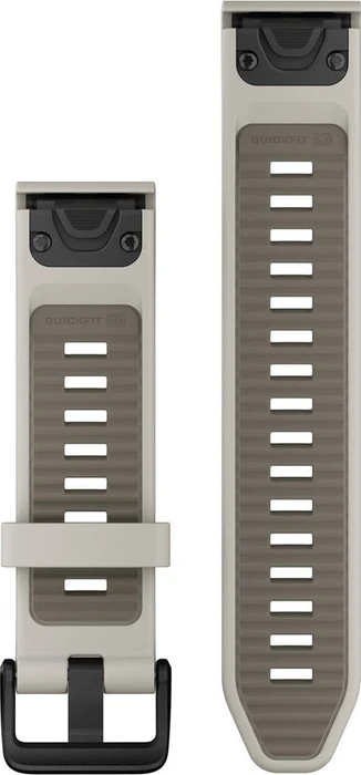 Garmin Ersatzarmband QuickFit 20 Silikon fog grey/dark sandstone