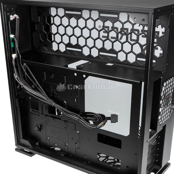 In Win 303 NVIDIA Edition schwarz, Glasfenster