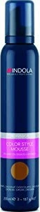 Indola Color Style Mousse temporäre Haarfarbe schokoladenbraun, 200ml