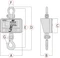 Kern HCD 100K-2D, Hängewaage, 60kg/150kg, 20g/50g Vorschaubild