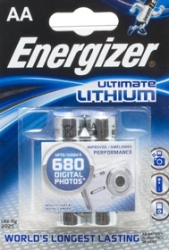 Energizer Ultimate Lithium Mignon AA, 2er-Pack