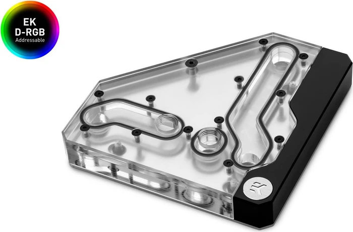 EK Water Blocks Quantum Line EK-Quantum Momentum ASUS ROG Crosshair VIII Formula D-RGB VRM Bridge, Nickel, Acryl
