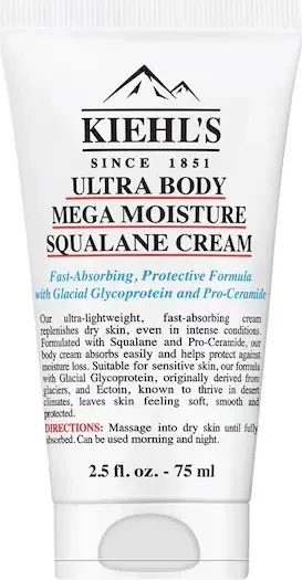 Kiehl's Ultra Body Mega Moisture Squalane Cream, 75ml