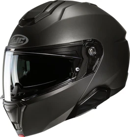 HJC i91 Solid schwarz/grau