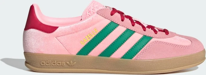 adidas Gazelle Indoor court green/glow pink/gum