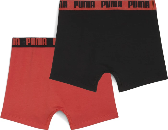Puma 2er Boxer Briefs orange/schwarz (Herren)