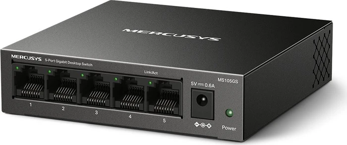Mercusys Desktop Gigabit Switch, 5x RJ-45