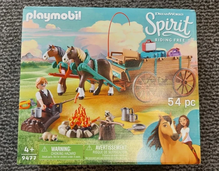 playmobil Spirit - Riding Free Vater Jim mit Kutsche
