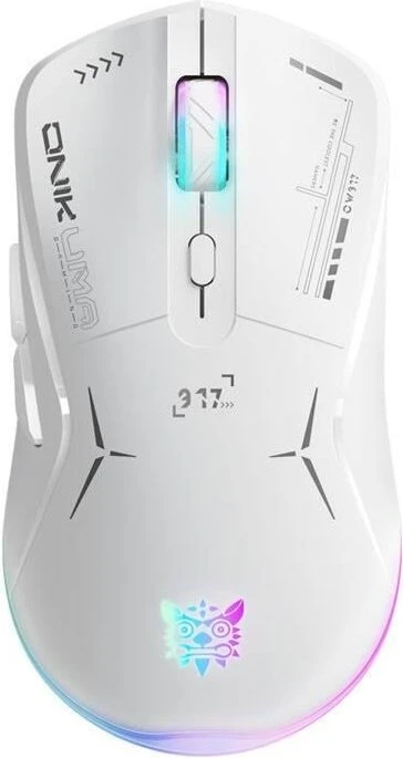Onikuma CW917 Wireless Gaming Mouse weiß, USB