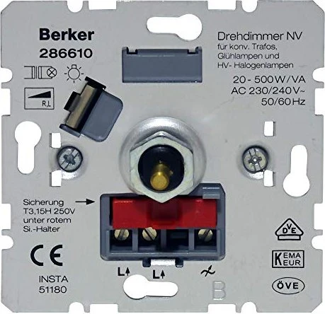 Berker Drehdimmer 600W Lichtsteuerung