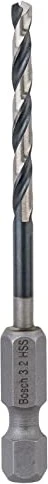 Bosch Professional HSS Impact Control Spiralbohrer, 3.2x36x75mm, 1 Stück