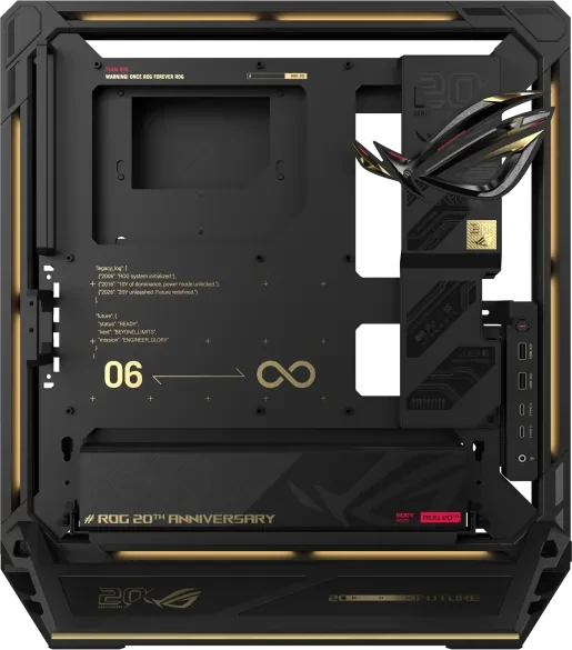 ASUS ROG GR20 Edition 20, Glasfenster