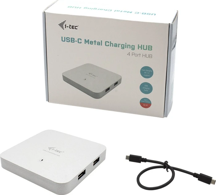 i-tec USB-Hub, 4x USB-A 3.0, USB-C 3.0 [Buchse]