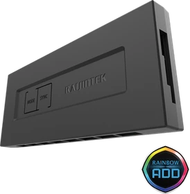 Raijintek RJK 5V DRGB-PWM Control Hub, Licht- und Lüftersteuerung, 16-Kanal