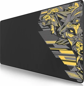 Titanwolf Vector Yellow XXL Speed Gaming-Mauspad, schwarz/gelb