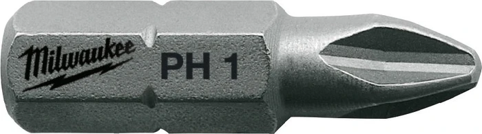 Milwaukee Kreuzschlitz Bit 1/4"