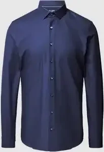 OLYMP No. Six 24/Seven Modern Kent Hemd langarm marine (Herren)