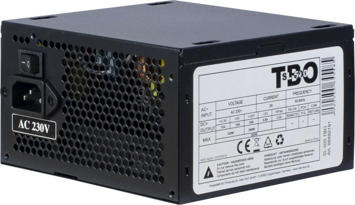 Inter-Tech SL-500 TBO 500W, ATX 2.03